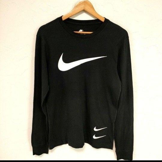 ナイキNIKE ロンT ダブルスウッシュ ロングスリーブTシャツS
