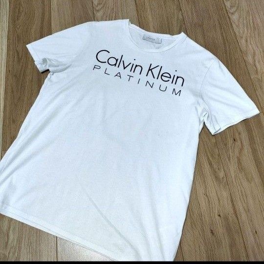 カルバンクライン PLATINUM ロゴTシャツTシャツ Lサイズ レア