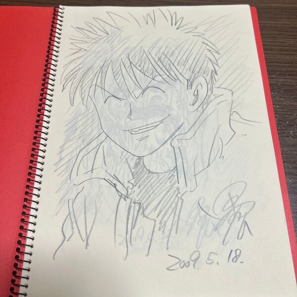 田中宏 直筆 サイン イラスト クロッキー帳 当選品 BADBOYS