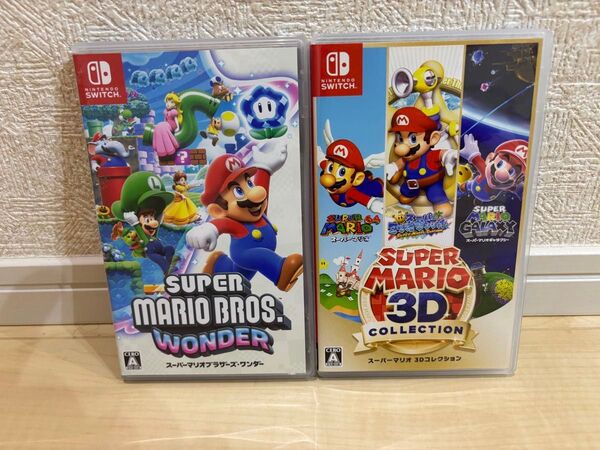 2個セット スーパーマリオブラザーズワンダー & スーパーマリオ3Dコレクション