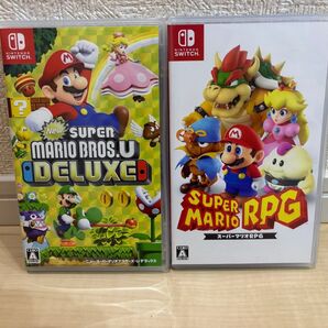 ニンテンドースイッチ ソフト New スーパーマリオブラザーズ U デラックス スーパーマリオRPG 2本セット