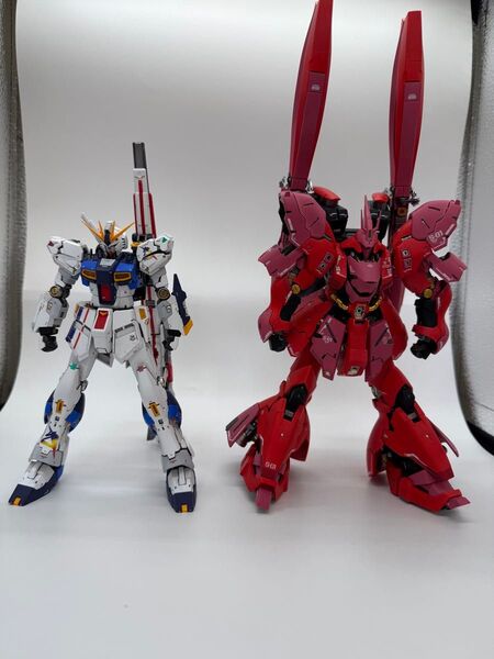 RG νガンダム サザビー ffセット 全塗装完成品