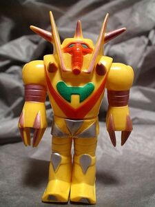 合身戦隊メカンダーロボ②火20当時物 ブルマァク ソフビ ヘド.ロボット人形 1977年「検 マシーンブラスター ギンガイザー タカトク タケミ