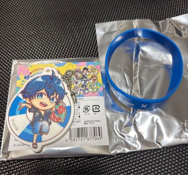 なおきり サマーランド カラフルピーチ からぴち 浮き輪ラバーキーホルダー ラバーバンド