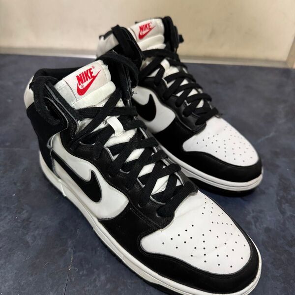 27cm NIKE DUNK DD1869-103 パンダ ハイ 赤タグ レトロ