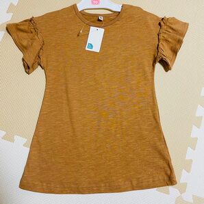 Elfindoll Tシャツ カットソー ブラウン 90 フリル 新品未使用 タグ付き