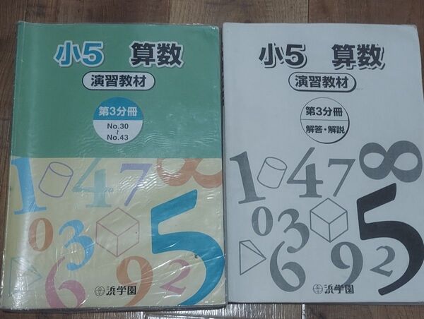 浜学園小5算数演習教材第3分冊