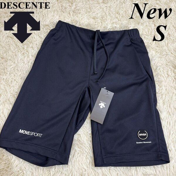 新品 デサント DESCENTE ハーフパンツ DRYMESHハーフパンツ ゴルフ ショートパンツ ネイビー Sサイズ