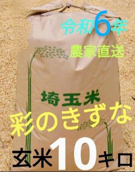 令和6年! 埼玉県産 彩のきずな 玄米 10kg