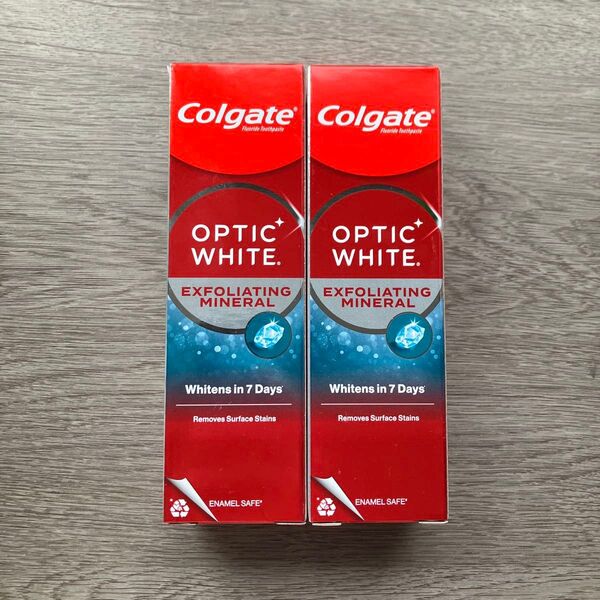 100g×2 Colgate コルゲート オプティックホワイト 送料込 ホワイトニング 歯磨き粉