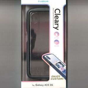 Galaxy A23 5G 耐衝撃 ケース Cleary ダークグレー