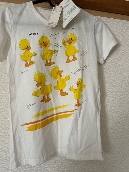 ユニクロ Suzzy's ZooグラフィックTシャツ 150 ホワイト 新品未使用