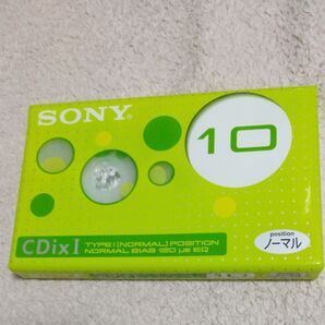 SONY CDix I カセットテープ 10分 ノーマルポジション 未開封