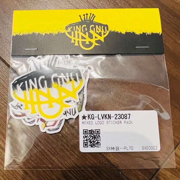 King Gnu ステッカーパック@スタジアムツアー