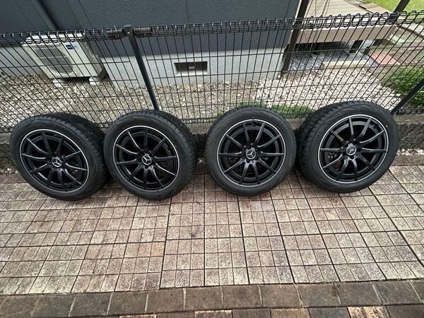 メルセデスベンツGLBなどAMG アルミホイール スタッドレス4本セット 235/50R19 8J× 19H2-N 5穴 ET49
