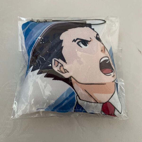 逆転裁判 逆裁 アニメ クッション スマホ ざぶとん チャーム 成歩堂 龍一