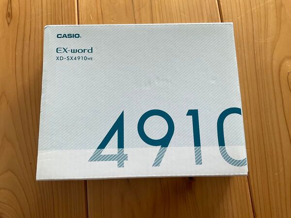 CASIO EX-word 電子辞書 XD-SX4910we ホワイト 未使用