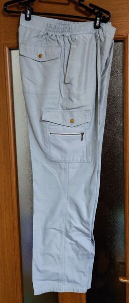 未使用 カーゴパンツ 作業ズボン L82〜88cm 股下79cm グレー