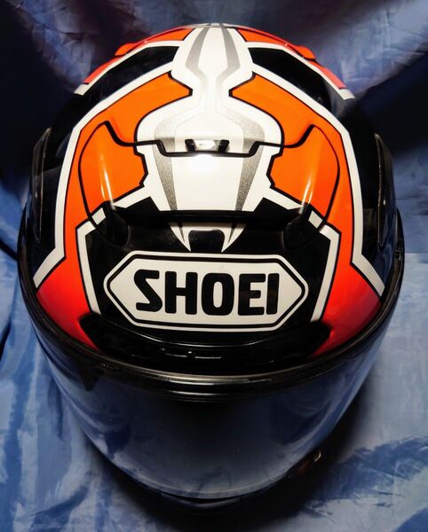 SHOEI X-TWEVLE マルケス L 59/60cm 2015年7月製造 セミスモークシールド ピンロックシート付き