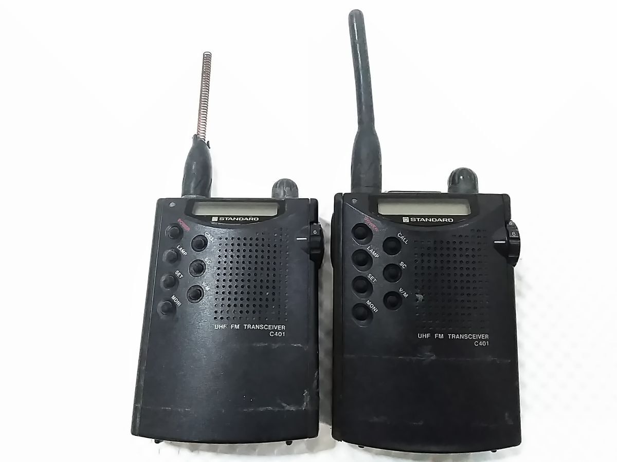 STANDARD】430MHz C401 トランシーバー 美品 アマチュア無線