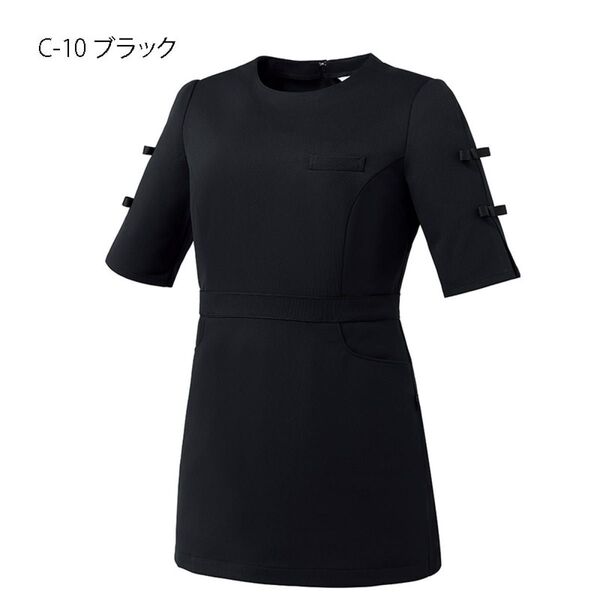 新品 MICHEL KLEIN ミッシェルクラン 美容 医療 エステ 歯科 サロン 受付 制服 リボン ブラウス スクラブ