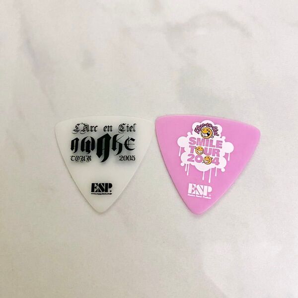 新品未使用品 L'Arc〜en〜Ciel Tetsu ピック SMILE AWAKE TOUR ラルク グッズ ESP