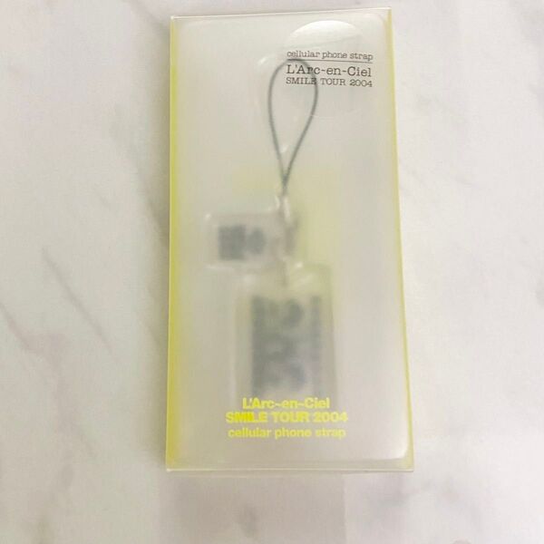 新品未使用品 L'Arc〜en〜Ciel SMILE TOUR ラルク 携帯ストラップ グッズ アクリル キーホルダー