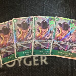 キャベンディッシュ4枚 SR ワンピースカード