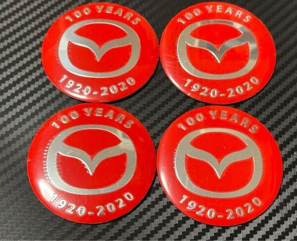 マツダ 100周年 ホイール センターキャップ 赤