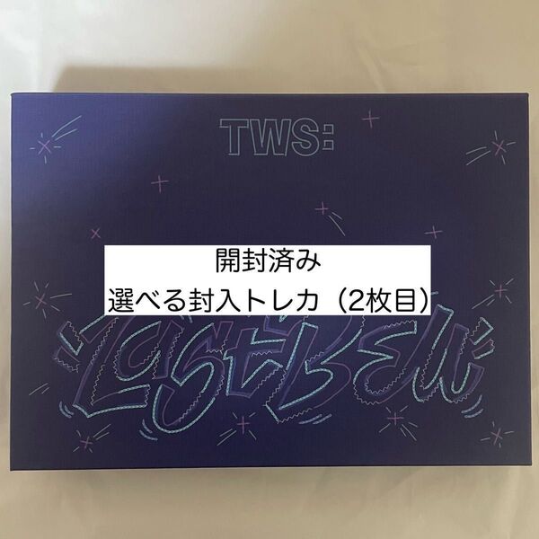 【開封済み】アルバム last bell main ver. トレカ 封入 tws