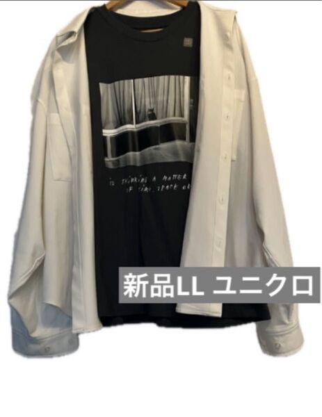 新品XL ユニクロ マグナム UT 猫 プリントキャット フォト UNIQLO キャット イラスト 大きい プラスサイズ オーバー