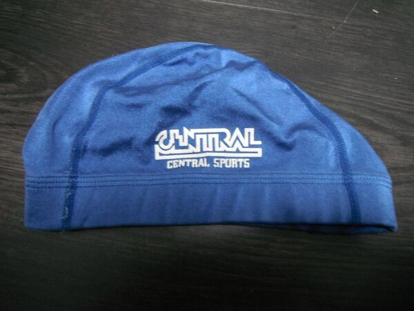 【中古】セントラル 帽子 紺 水泳 スイミング キャップ セントラルスポーツ スイムキャップ CENTRAL 水泳帽