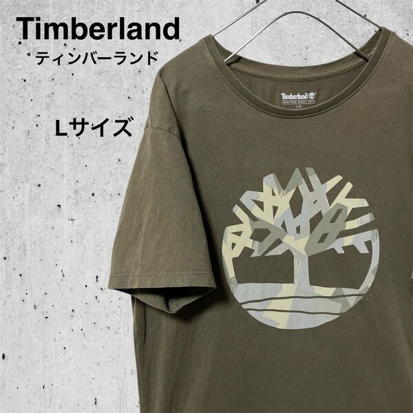 Timberland ティンバーランド デカロゴ ビッグロゴ 半袖Tシャツ L