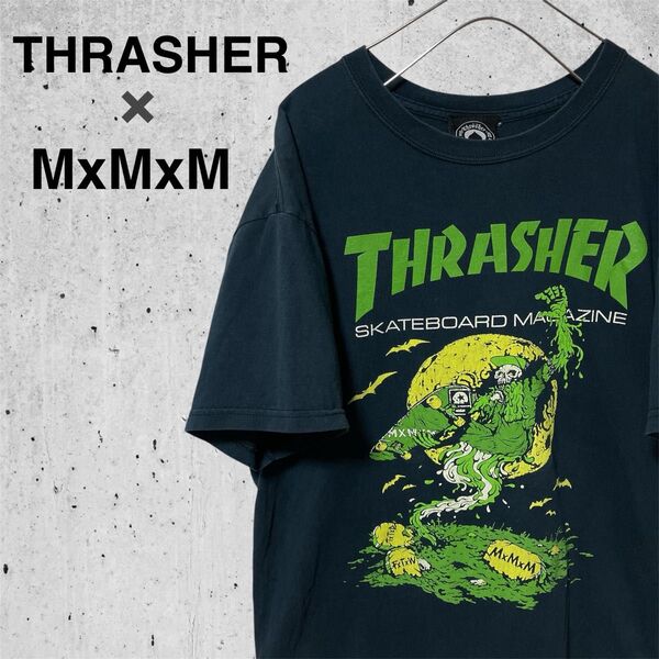 THRASHER スラッシャー M×M×M コラボTシャツ デカプリ Mサイズ