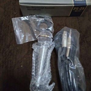 新品 有線マイク Hitech Dynamic Microphone 400Ω PS-25