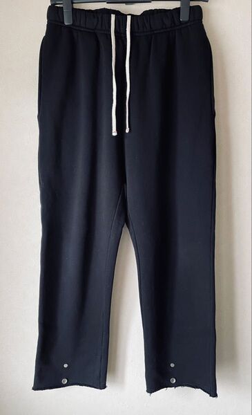 LES TIEN ヘビーウェイト スウェットパンツ XS ブラック レス ティエン USA製 ロンハーマン