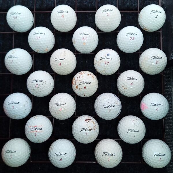 タイトリスト PROV1x(25球B~C)ロストボール