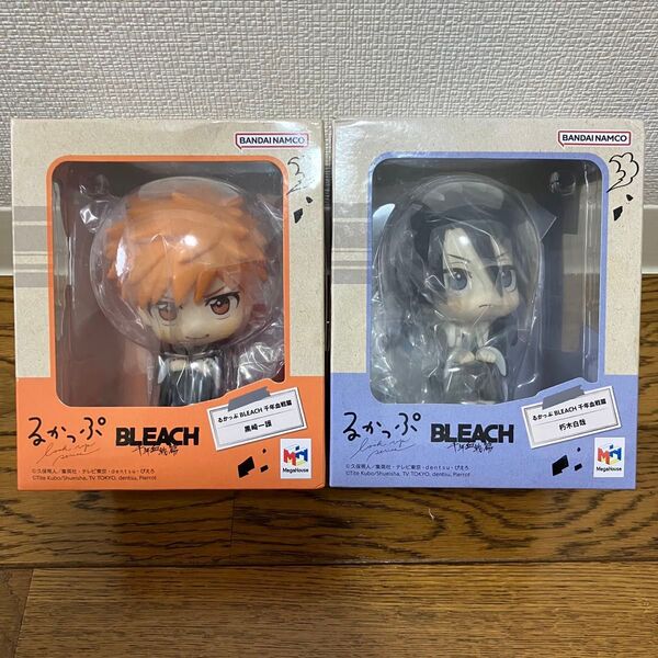るかっぷ BLEACH 千年血戦篇 黒崎一護 朽木白哉 完成品フィギュア
