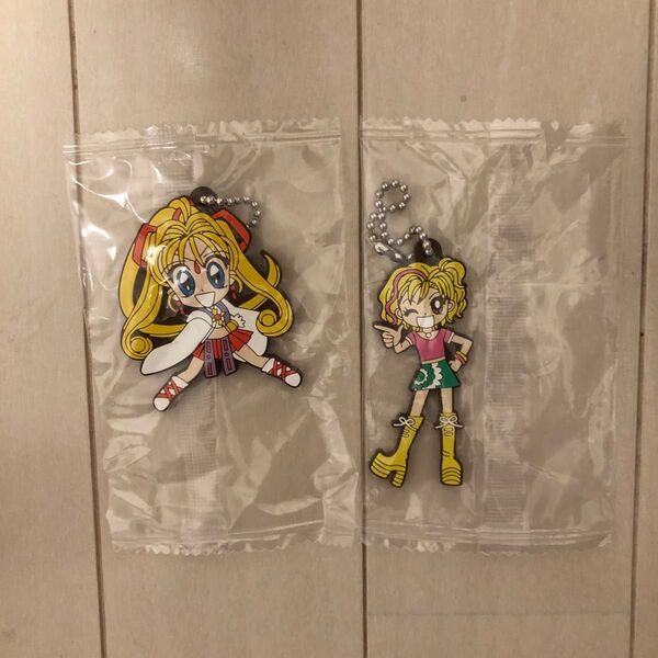 りぼん カプセルラバーマスコット 2点セット GALS! ギャルズ 神風怪盗ジャンヌ ミニチュアチャーム ガチャ