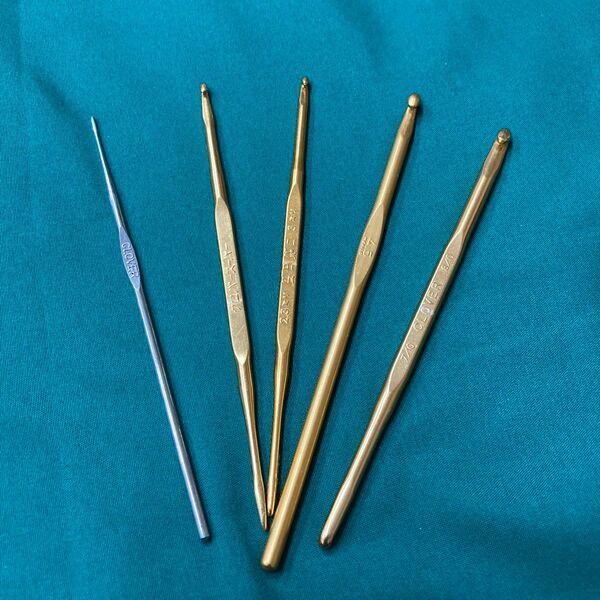 手芸用品 ハンドメイド クロバー かぎ編み 編み針 編み棒 レース編み 5本セット