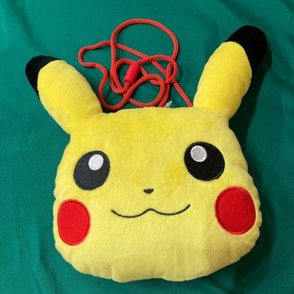 ポケモン ピカチュウ フェイス型 がま口 ポーチ ポケットモンスター ぬいぐるみ