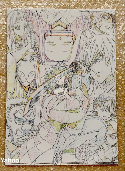 鬼滅の刃 鬼滅シアター 劇場物販 アニメーション原画集 表紙デザインクリアファイル 竈門炭治郎 立志編 A 義勇 無惨