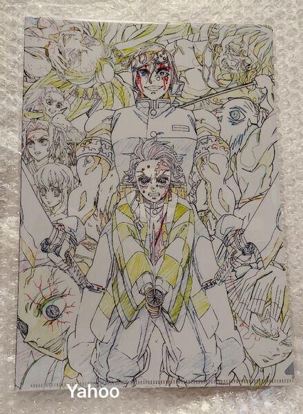 鬼滅の刃 鬼滅シアター 劇場物販 アニメーション原画集 表紙デザインクリアファイル 遊郭編 天元 かまぼこ隊 堕姫 妓夫太郎