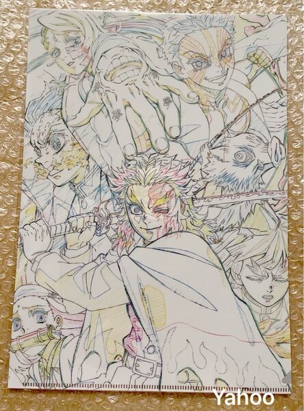 鬼滅の刃 鬼滅シアター 劇場物販 アニメーション原画集 表紙デザインクリアファイル 無限列車編 煉獄杏寿郎 炭治郎