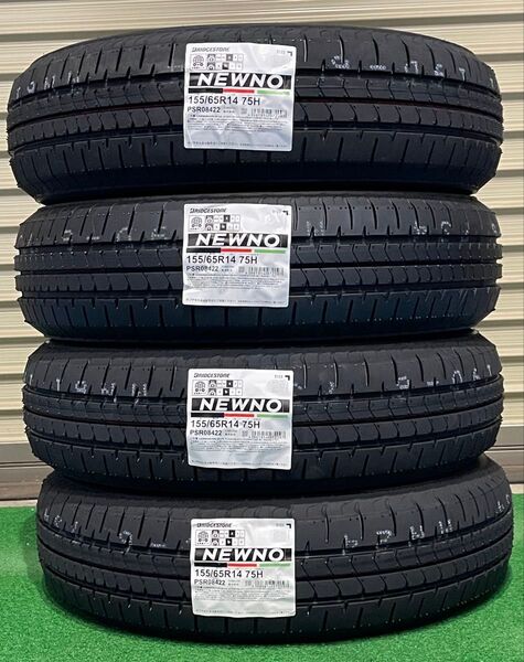 ★全国送料無料★ 2025年製 新品 ブリヂストン NEWNO ニューノ 155/65R14 75H 4本セット