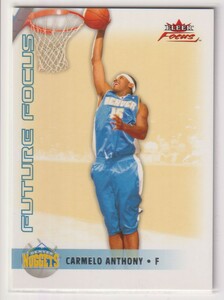 NBA CARMELO ANTHONY ROOKIE CARD 2003-04 FLEER FOCUS FUTURE FOCUS BASKETBALL /499 枚限定 カメーロ・アンソニー ルーキーカード