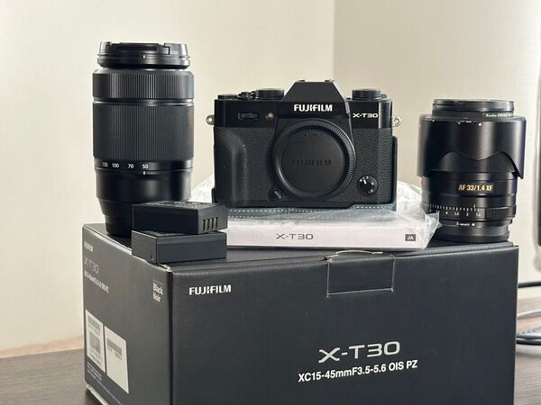 「美品 おまけあり」富士フイルム X-T30+レンズ2本セット
