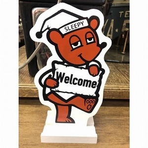 送料350円　テーブル メッセージ サイン SLEEPY BEAR