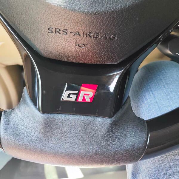 トヨタ GR エンブレム アルミステッカー ガズー レーシング 小 2枚