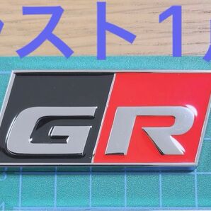 トヨタ GR 亜鉛合金エンブレム ガズー レーシング 1枚 ステッカー TOYOTA GRスポーツ